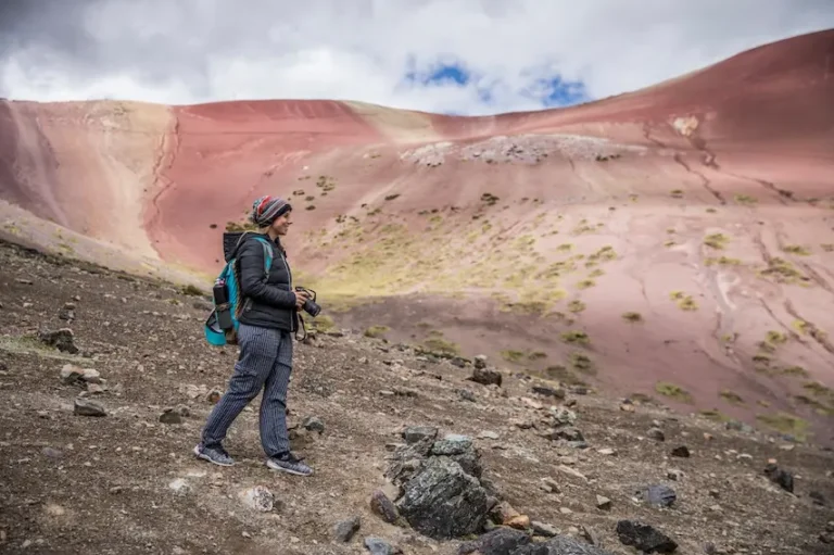 rainbow mountain in august