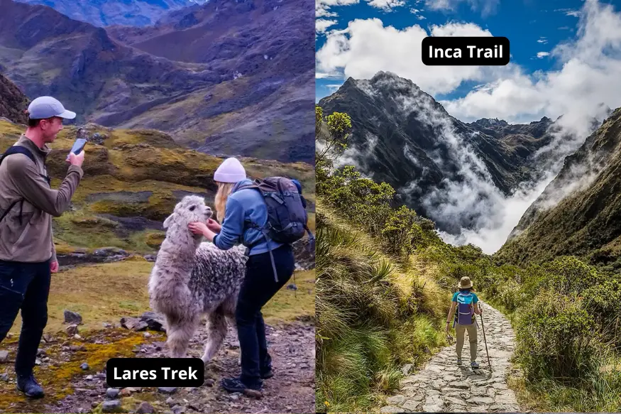 lares trek vs inca trail
