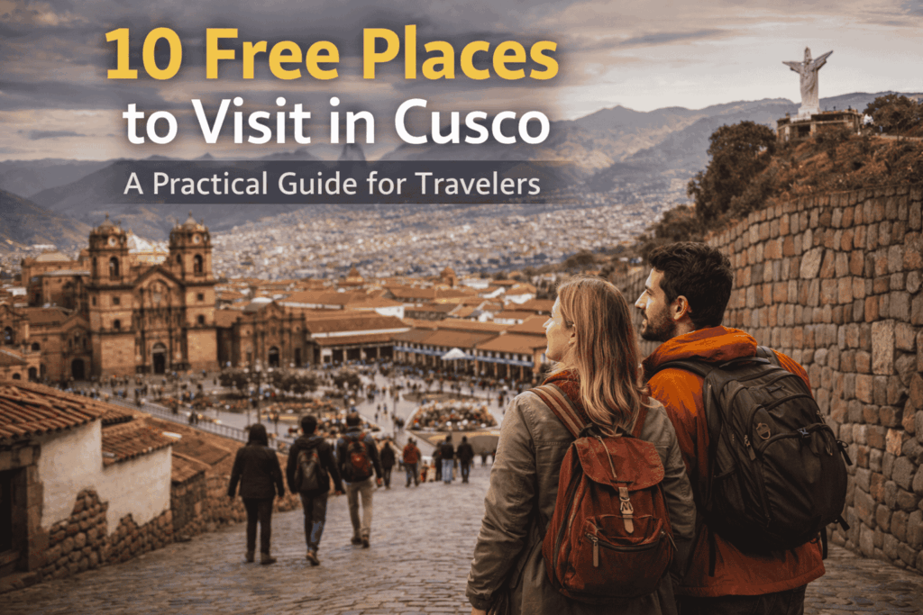 10 lugares gratis para visitar en cusco