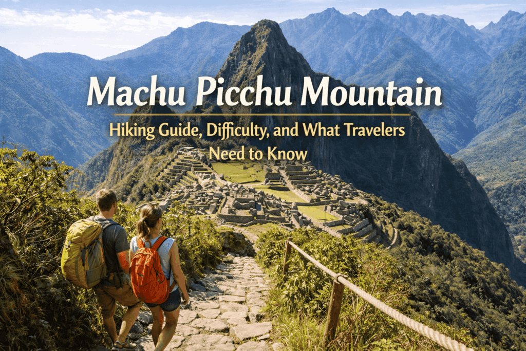 Montaña machu picchu