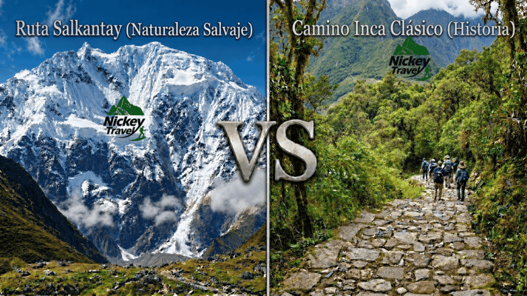 Camino inca vs Salkantay 2